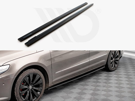Maxton Design VW-PA-CC-SD2T Side Skirts Diffusers V.2 VW Passat CC (2008-2012) | ML Performance UK Car Parts