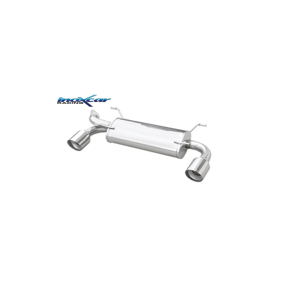 InoXcar SUBRZ.02.102R Subaru BRZ Stainless Steel Rear Exhaust | ML Performance UK Car Parts