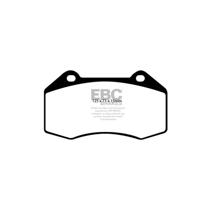 EBC DP41539R Alpine Chevrolet Opel Renault Yellowstuff Front Brake Pads - Brembo/Bosch/Girling/TRW/ATE Caliper 2 | ML Performance UK Car Parts