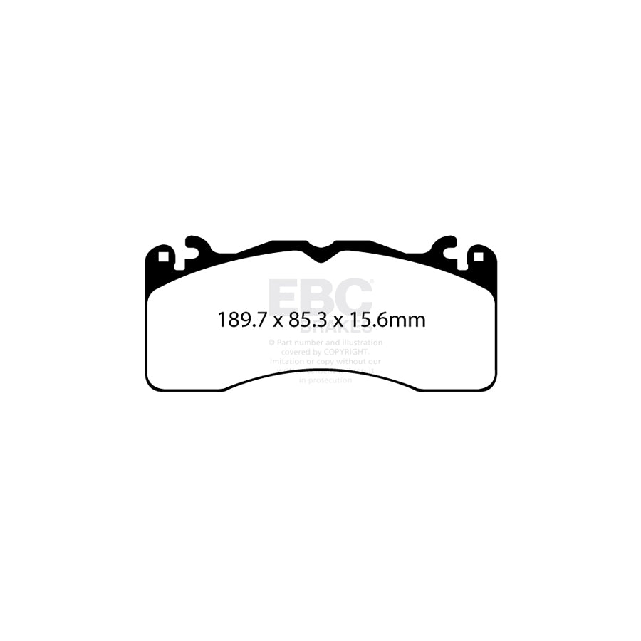 EBC DP83040RP1 Ford Mustang RP-1 Full Race Front Brake Pads 2 | ML Performance UK Car Parts