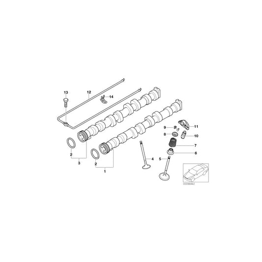 Genuine BMW 11127502650 E46 E87 Oil Pipe (Inc. 316ti, 116i 1.6 & 316Ci) | ML Performance UK Car Parts
