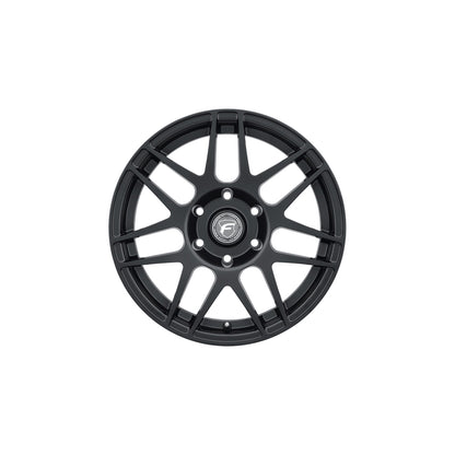 Forgestar F17277084P00 17x7 F14 Drag Semi Concave 6x139.7 ET0 BS4 Satin Black Drag Racing Wheel