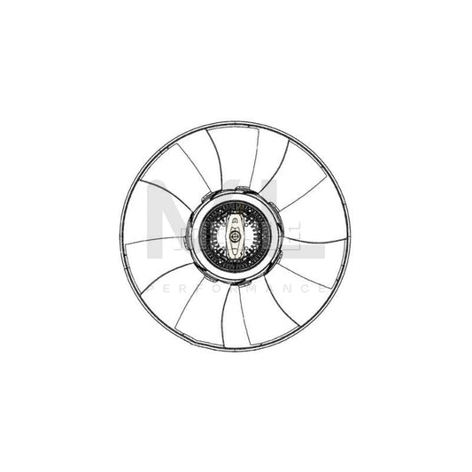 MAHLE ORIGINAL CFF 493 000P Fan, radiator for vehicles with towbar, ???: 428mm | ML Performance Car Parts