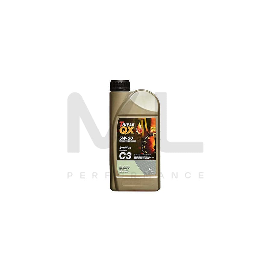 TRIPLE QX Fully Synthetic Engine Oil 5W-30 C3 - 1Ltr Engine Oil ML Performance UK ML Car Parts