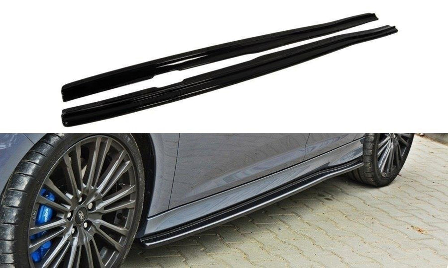 Maxton Design FO-FO-3-RS-SD1T Side Skirts Diffusers Ford Focus RS MK3 | ML Performance UK Car Parts