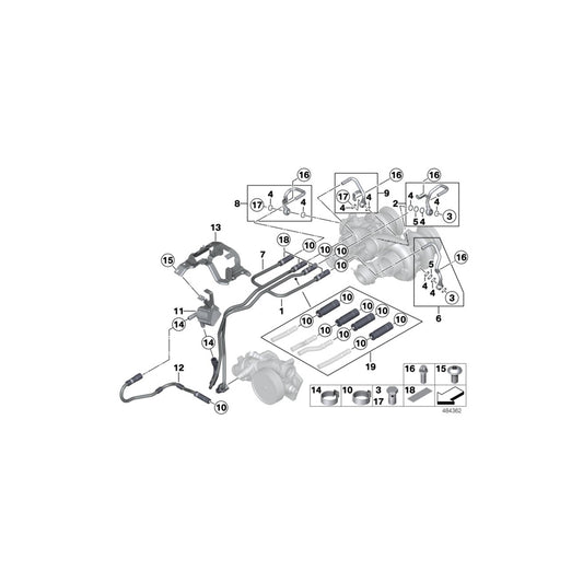 Genuine BMW 11517847577 F13 F06 Bracket For Auxiliary Water Pump (Inc. M5 & M6) | ML Performance UK Car Parts