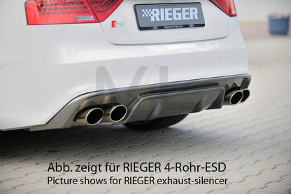 Rieger 00099195 Audi B8 B81 A5 Rear Diffuser 1 | ML Performance UK Car Parts
