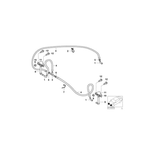 Genuine BMW 16131178919 E52 (C Hose Clamp (Inc. ALPINA V8 & Z8) | ML Performance UK Car Parts