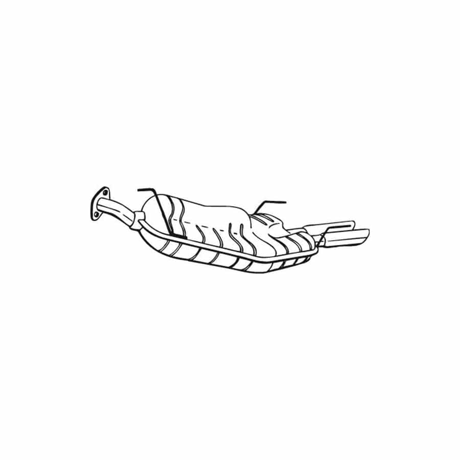 Bosal 185-407 Rear Silencer