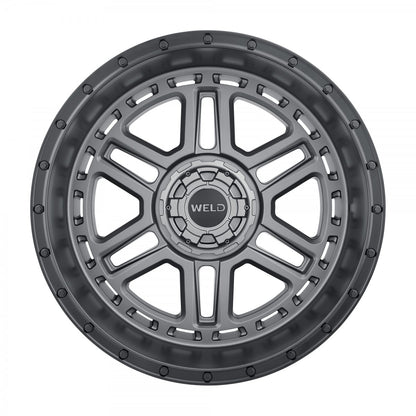 Weld W22122098475-P2 Crux W221 Wheel 22x12 6x139.7 ET-44 BS4.75 Satin Gunmetal - Satin Black