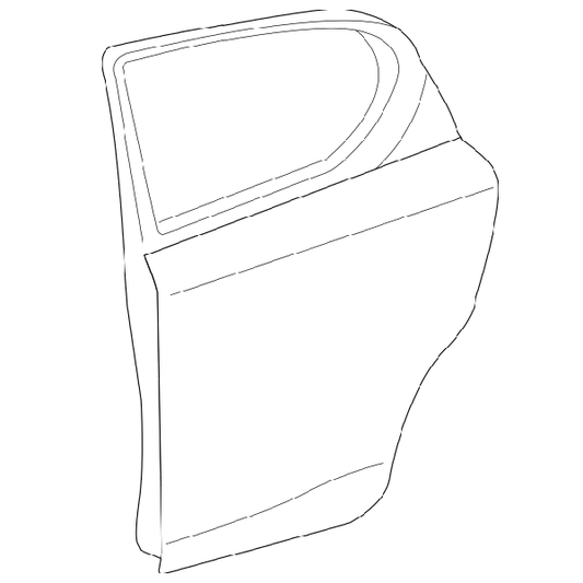Genuine Lexus 67004-78020 NX Phase 1 N/S Rear Door