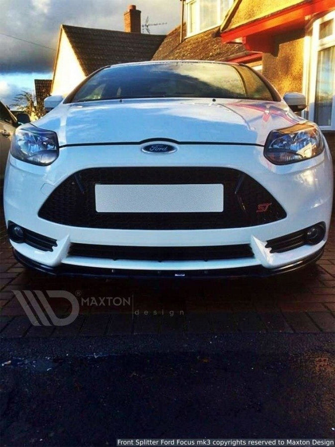 Maxton Design Ford Focus ST MK3 Front Splitter V.1