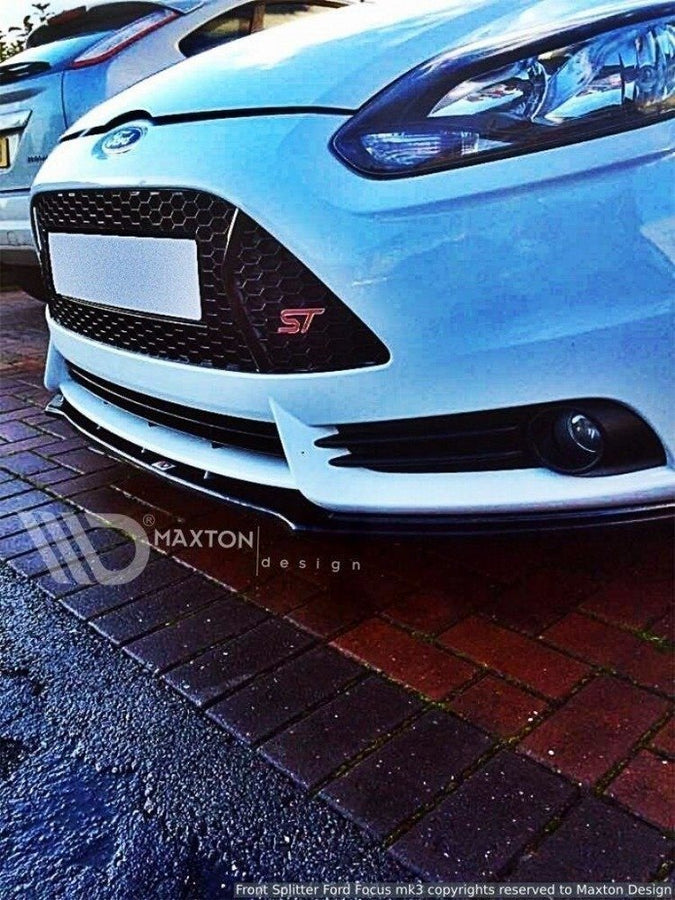 Maxton Design Ford Focus ST MK3 Front Splitter V.1