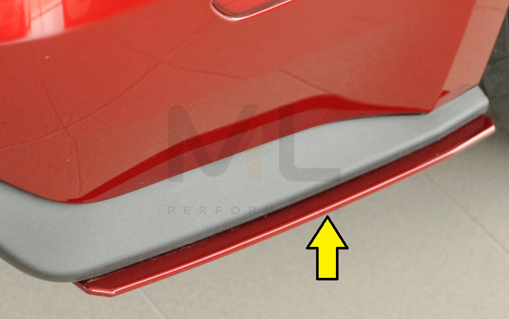 Rieger 00034254 Ford LAE Mustang 6 Rear Side Splitter 4 | ML Performance UK Car Parts