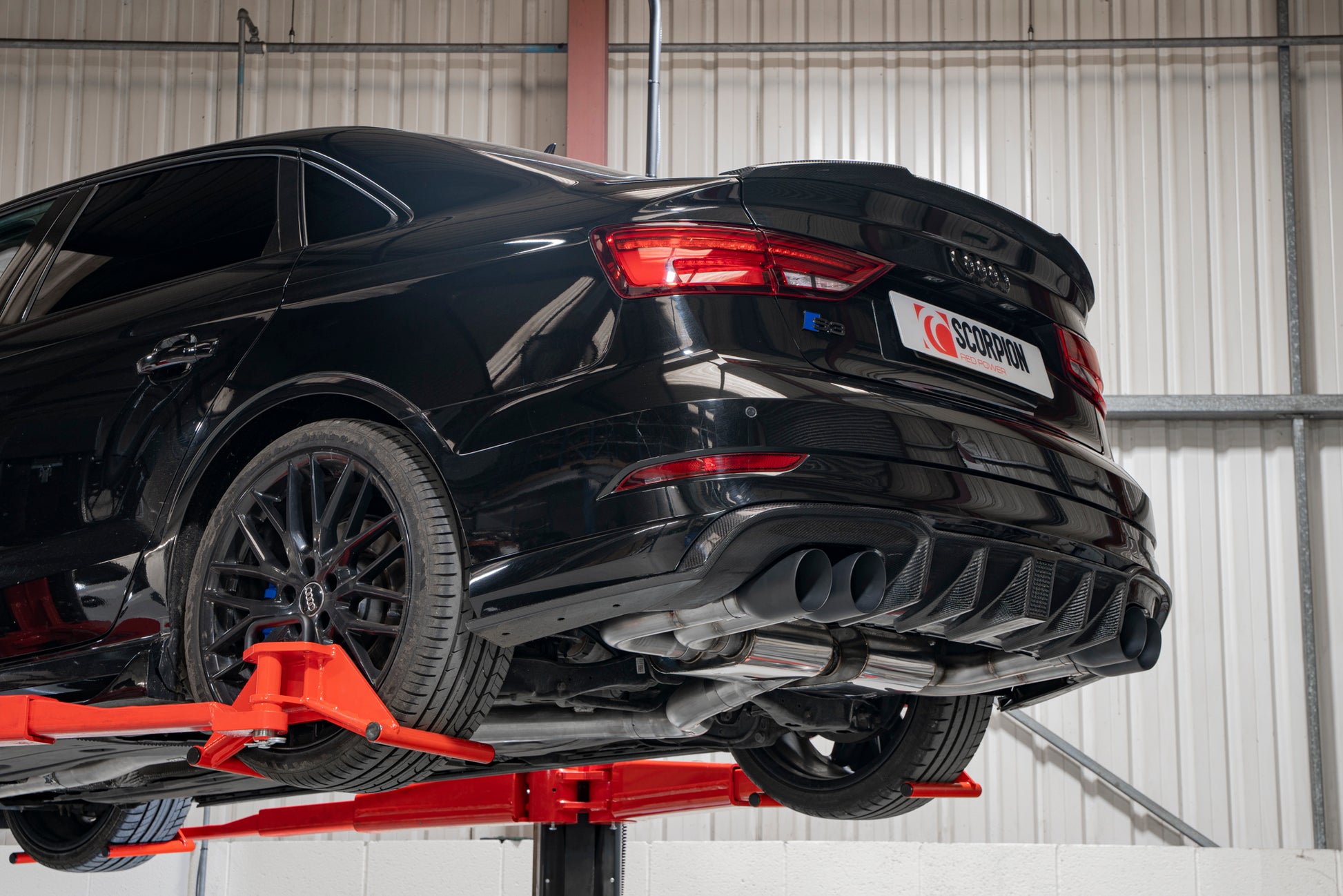 Scorpion SAU097C Audi S3 8V Resonated Cat/Gpf-Back System Without Valves | ML Performance UK UK