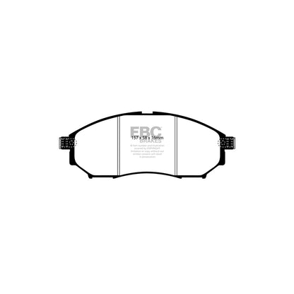 EBC DP31671C Infiniti Nissan Redstuff Front Brake Pads - Akebono Caliper 2 | ML Performance UK Car Parts