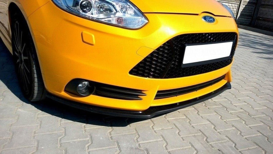 Maxton Design FO-FO-3-ST-FD1T Front Splitter V.1 Ford Focus ST MK3 | ML Performance UK Car Parts