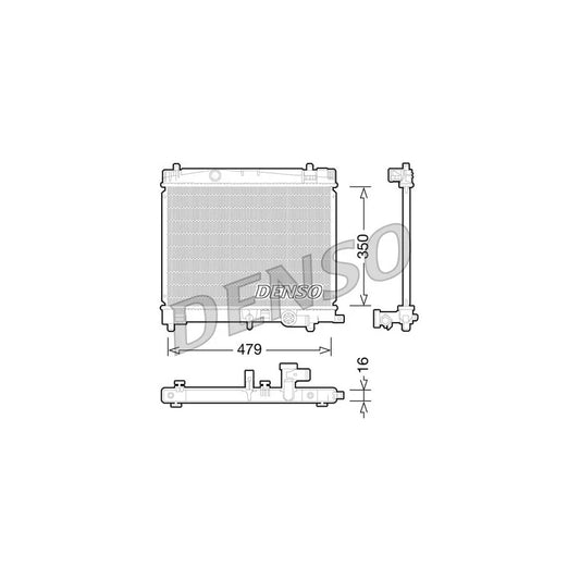 Denso DRM50078 Drm50078 Engine Radiator For Toyota Urban Cruiser (Xp110) | ML Performance UK