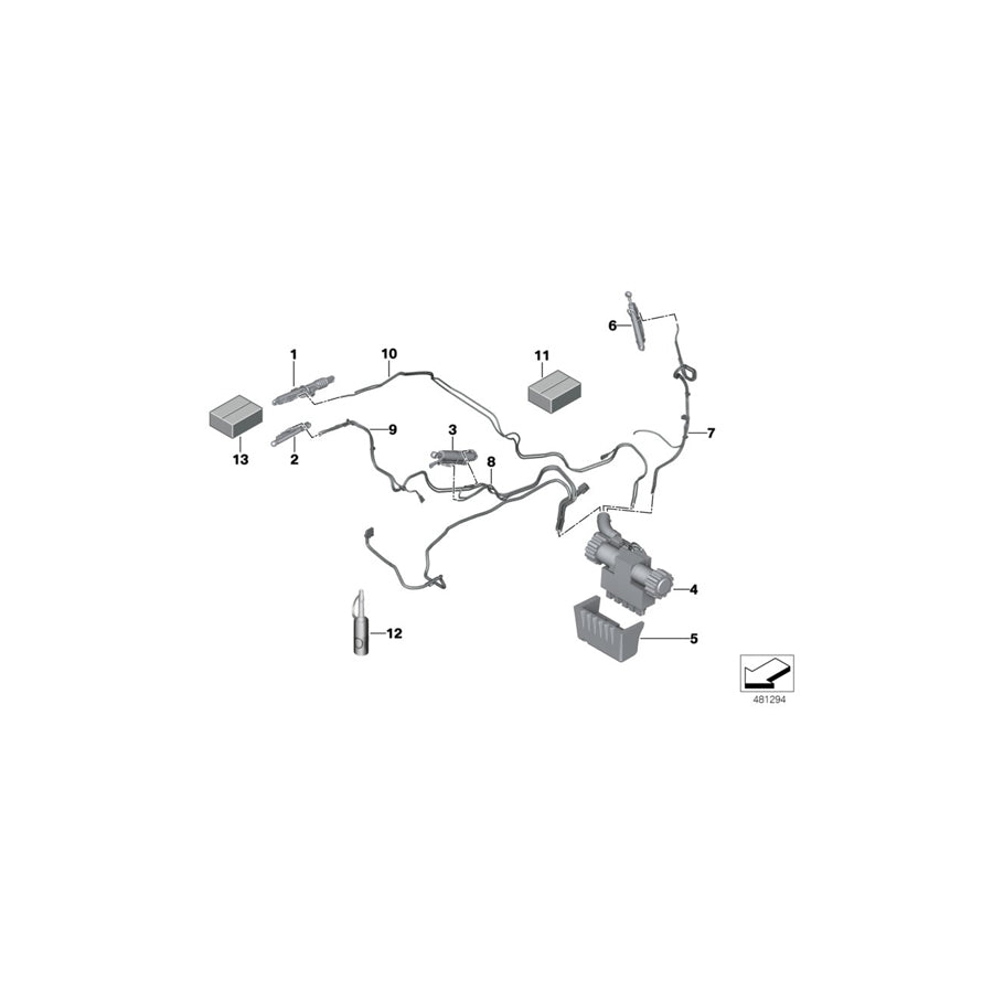 Genuine BMW 54377128770 E93 Hydraulic Hose Left (Inc. 320d, 323i & 328i) | ML Performance UK