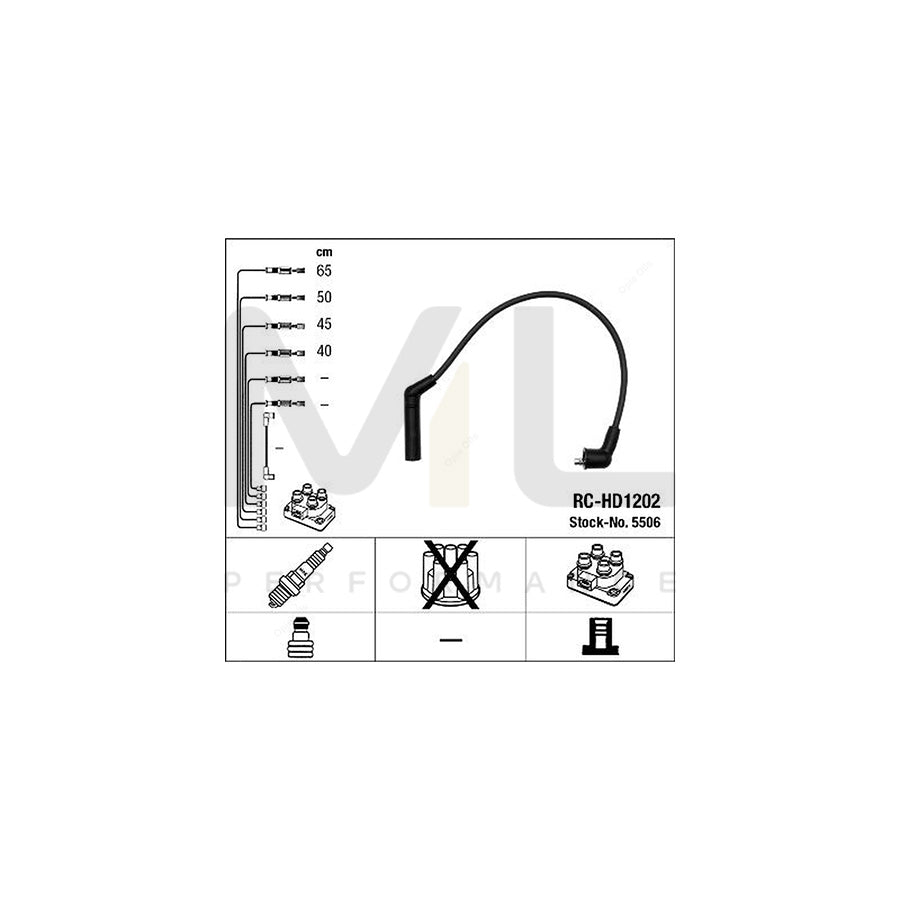 NGK Ignition Cable Kit RC-HD1202 (NGK5506) | ML Car Parts UK | ML Performance