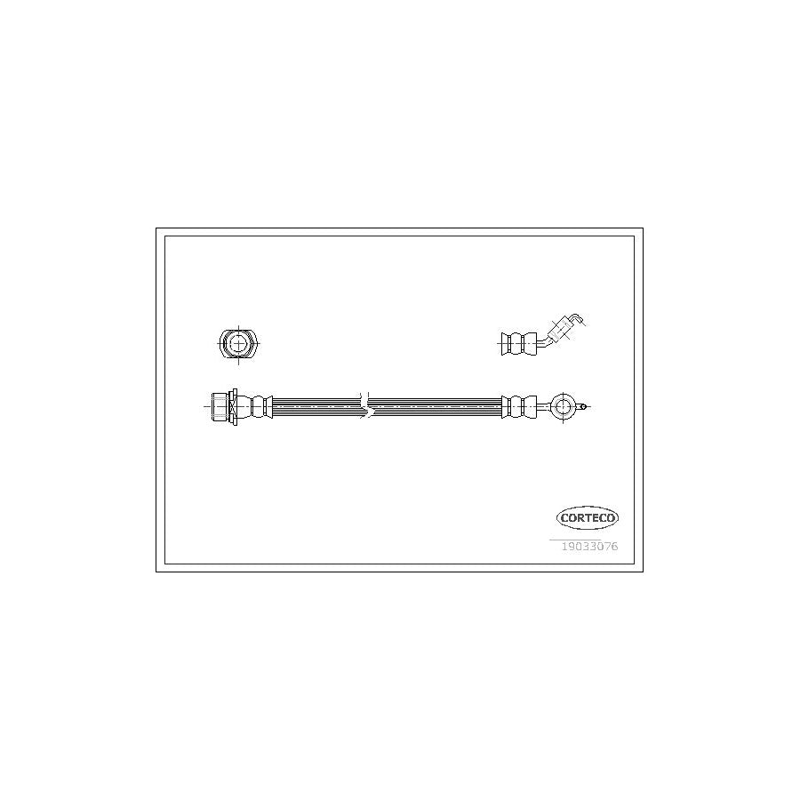 Corteco 19033076 Brake Hose | ML Performance UK