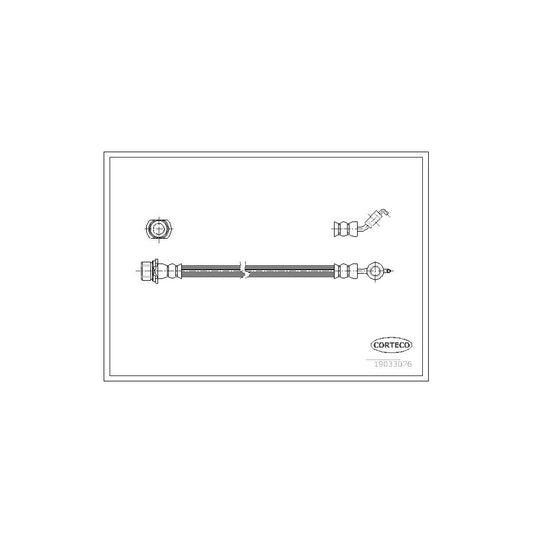 Corteco 19033076 Brake Hose | ML Performance UK