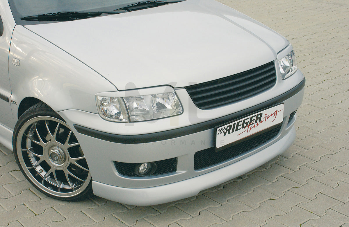Rieger 00047040 VW 6N Polo Mk4 Front Splitter 2 | ML Performance UK Car Parts