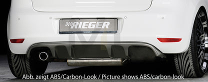 Rieger 00099801 VW Mk6 Golf Rear Diffuser 1 | ML Performance UK Car Parts