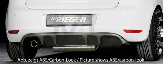 Rieger 00099801 VW Mk6 Golf Rear Diffuser 1 | ML Performance UK Car Parts