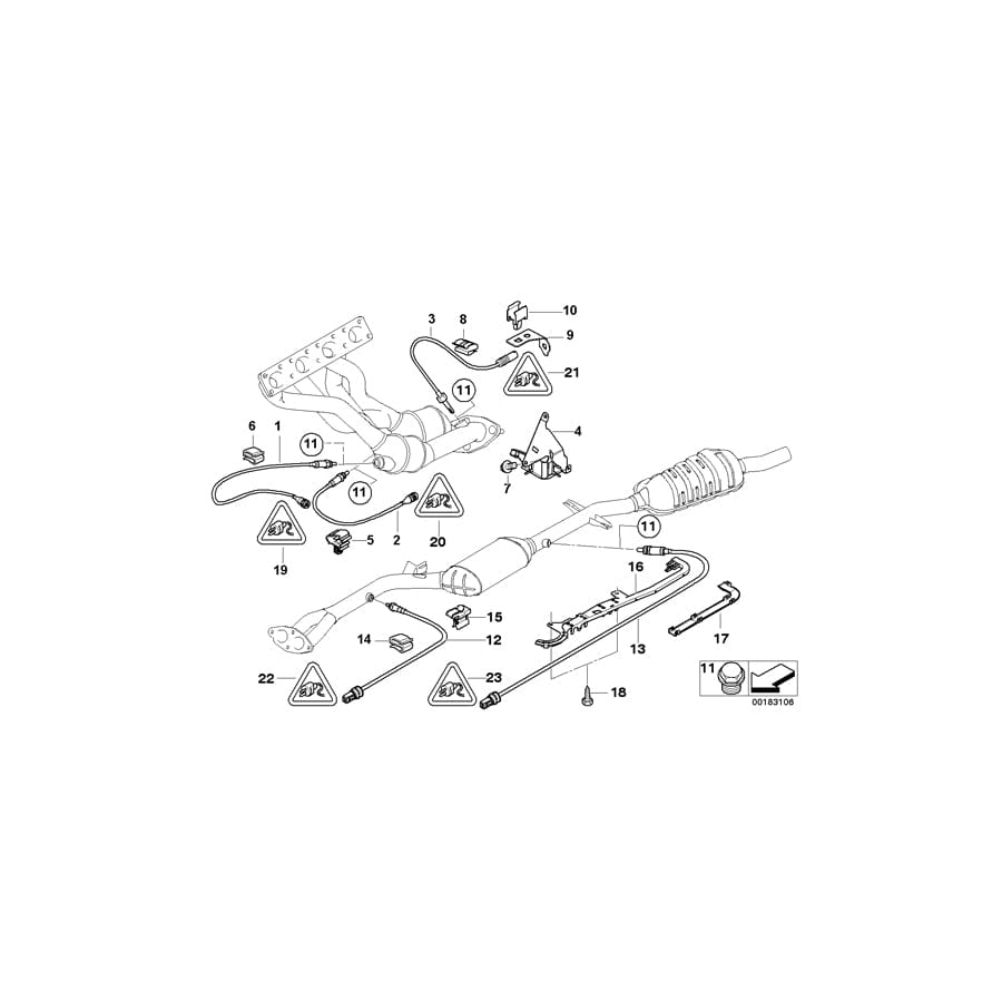 Genuine BMW 11781716343 E46 Cable Guide (Inc. 328i, 318Ci & 330Ci) | ML Performance UK Car Parts