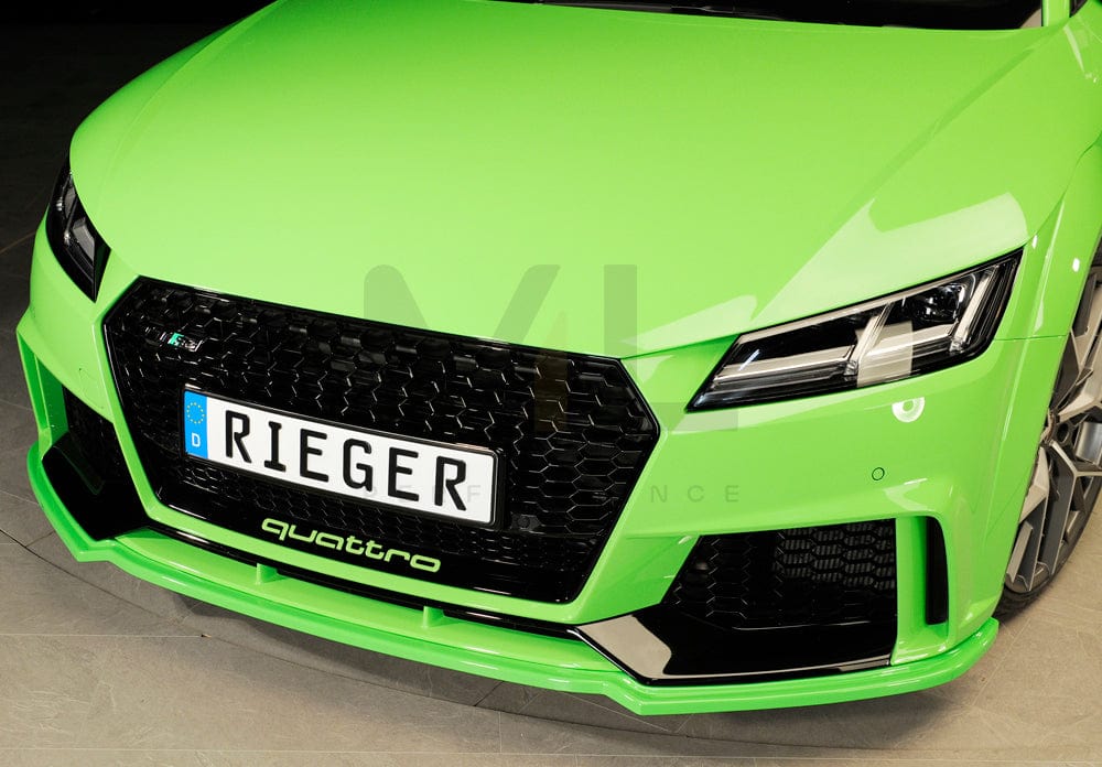 Rieger 00055176 Audi 8J 8J1-FV 8S TTRS Front Splitter 7 | ML Performance UK Car Parts