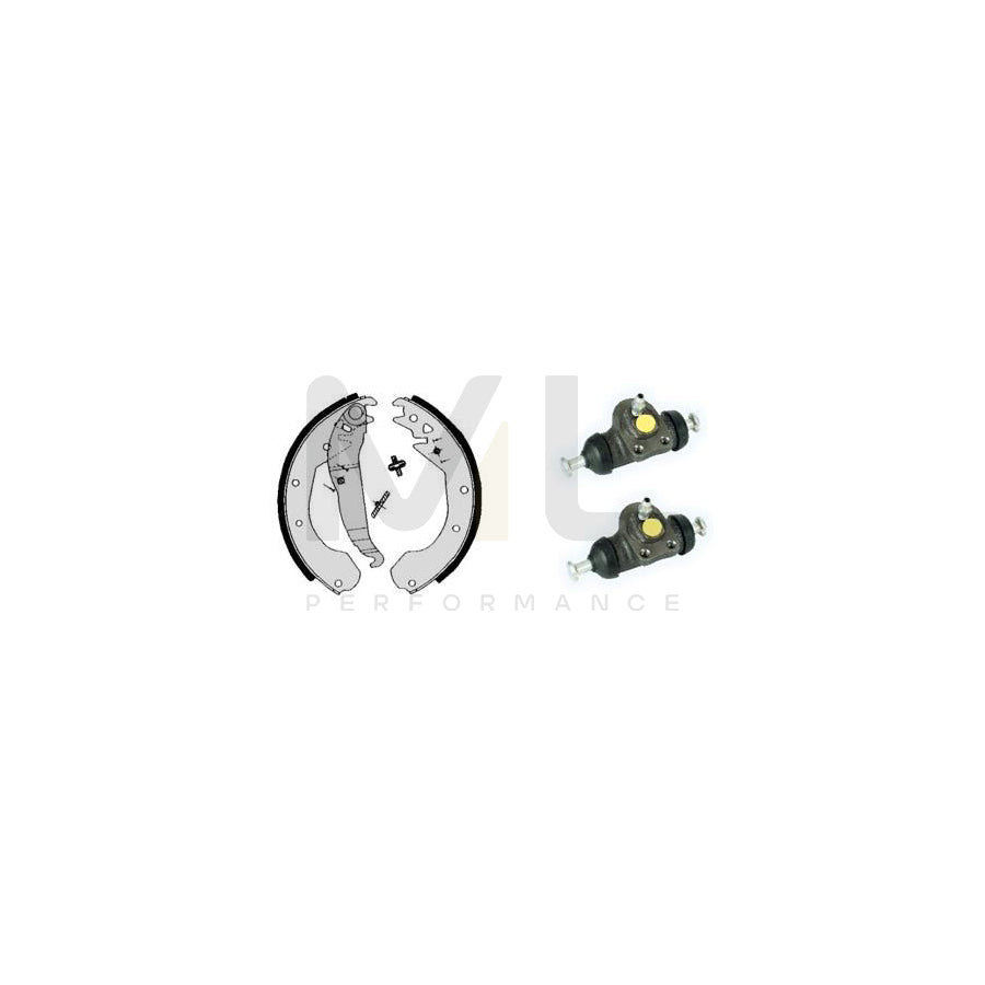 BREMBO STANDARD KIT H 59 021 Brake Shoe Set for OPEL Kadett E Caravan (T85) Ø: 230mm | ML Performance Car Parts