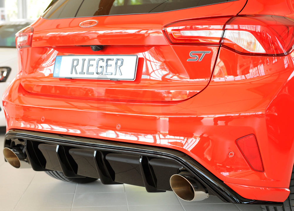 Rieger 00088216 Ford DEH Focus 4 Rear Diffuser (Inc. Focus 4 ST) 3 | ML Performance UK Car Parts