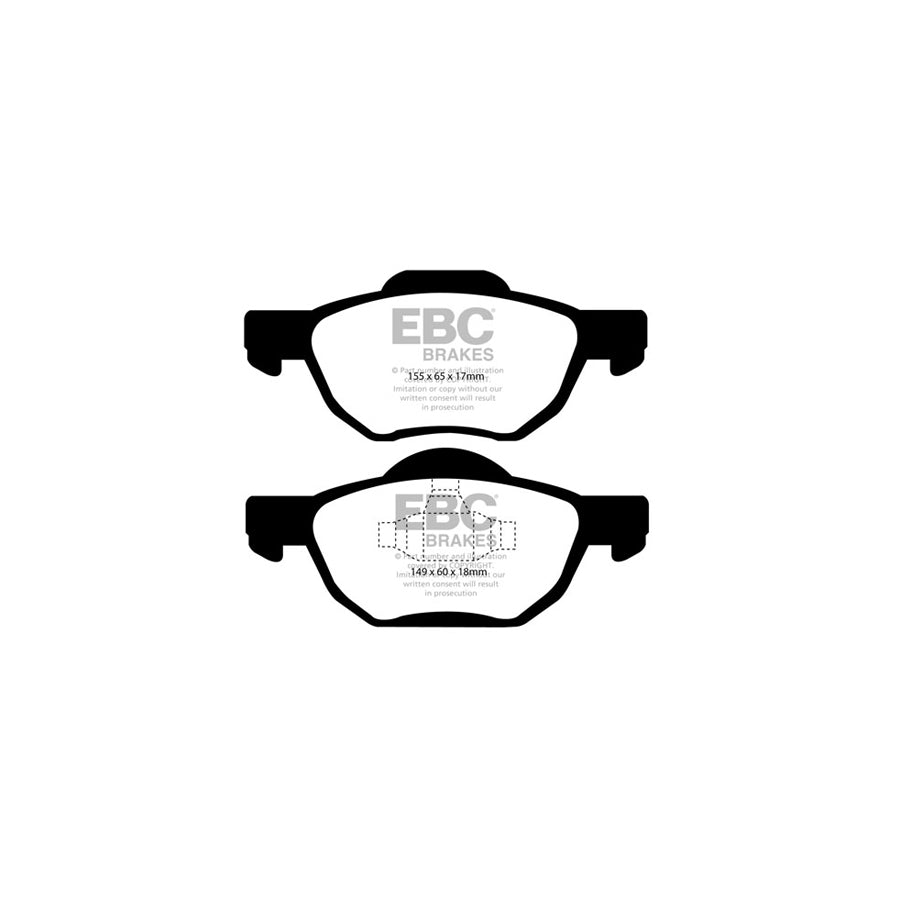 EBC PD40K820 Honda Accord Ultimax Pad & Plain Disc Kit - Girling/TRW Caliper 2 | ML Performance UK Car Parts