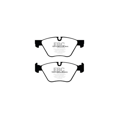 EBC PD09KF1258 BMW E89 Bluestuff Front Brake Pad & USR Disc Kit - TRW Caliper 2 | ML Performance UK Car Parts