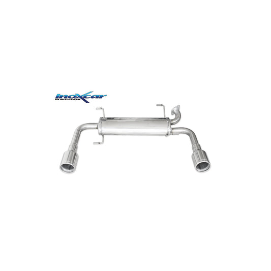 InoXcar SUSW.02.102 Suzuki Swift Stainless Steel Rear Exhaust | ML Performance UK Car Parts