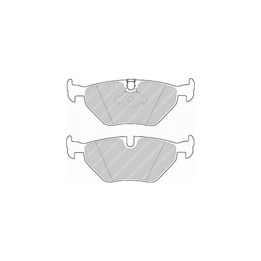 Ferodo Sl Fsl520 Brake Pad Set Incl. Wear Warning Contact | ML Performance Car Parts