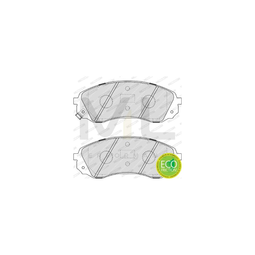 Ferodo Premier Eco Friction Fdb4608 Brake Pad Set Not Prepared For Wear Indicator, Without Accessories | ML Performance Car Parts