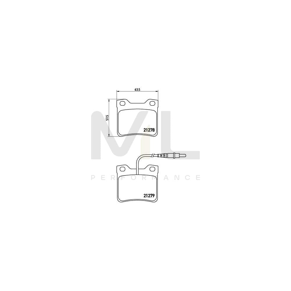 Brembo P 61 038 Brake Pad Set | ML Performance Car Parts