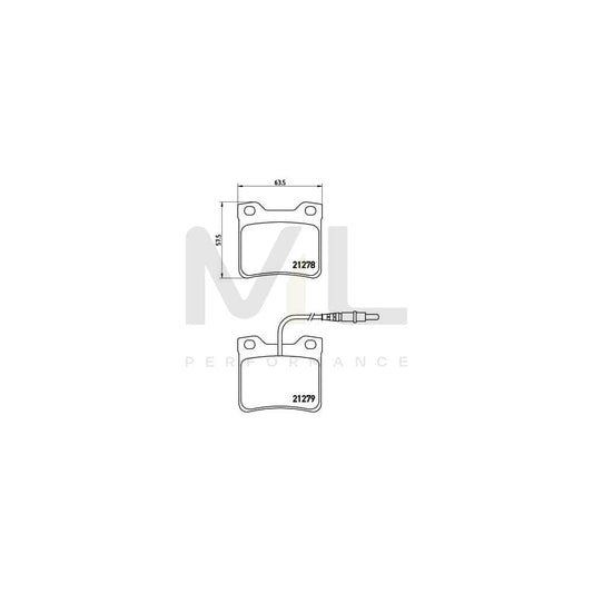 Brembo P 61 038 Brake Pad Set | ML Performance Car Parts