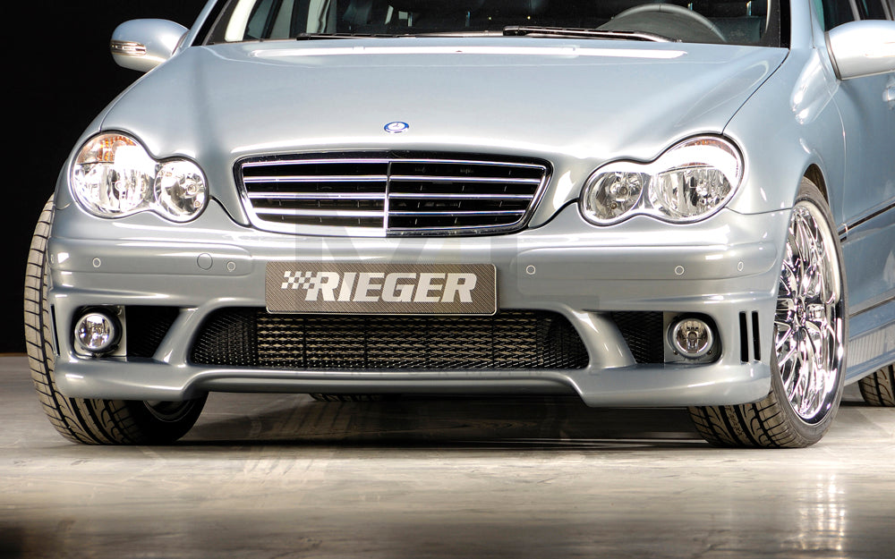 Rieger 00025202 Mercedes-Benz W203 C-Class Front Bumper 4 | ML Performance UK Car Parts