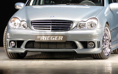 Rieger 00025202 Mercedes-Benz W203 C-Class Front Bumper 4 | ML Performance UK Car Parts