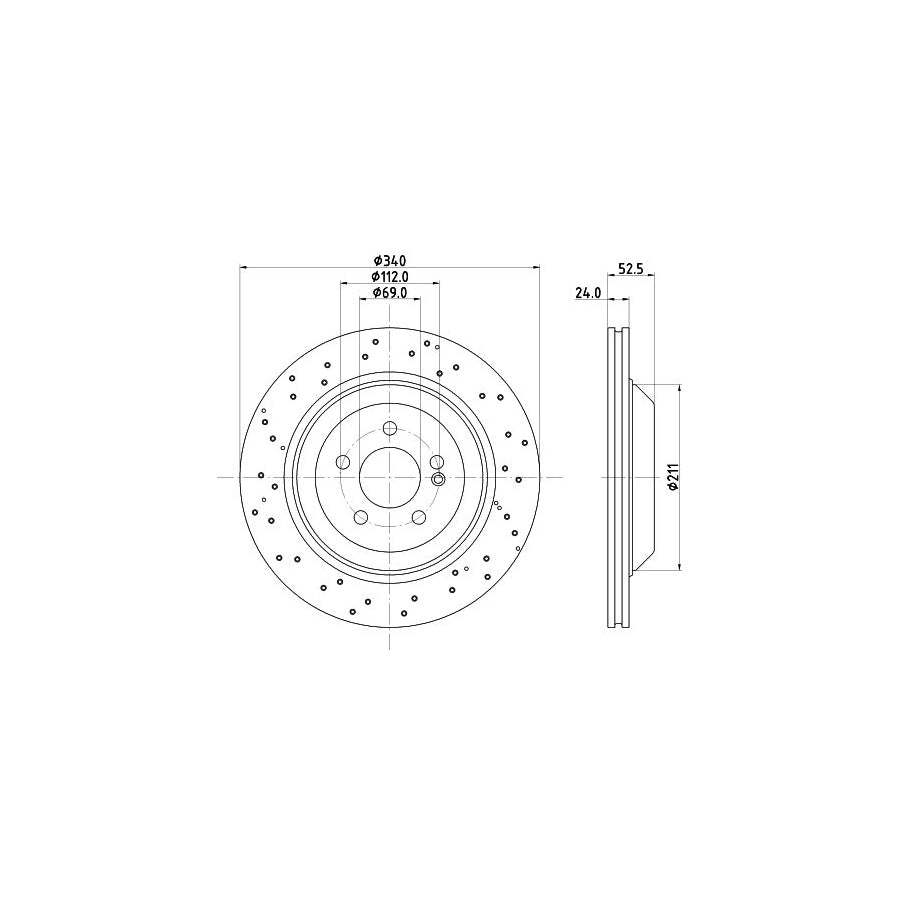 Hella 8FH 351 311-194 Heater Matrix