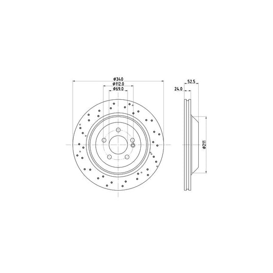 Hella 8FH 351 311-194 Heater Matrix