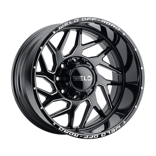 Weld W11709017500 Fulcrum W117 Wheel 20x9 8x170 ET0 BS5 Gloss Black MIL