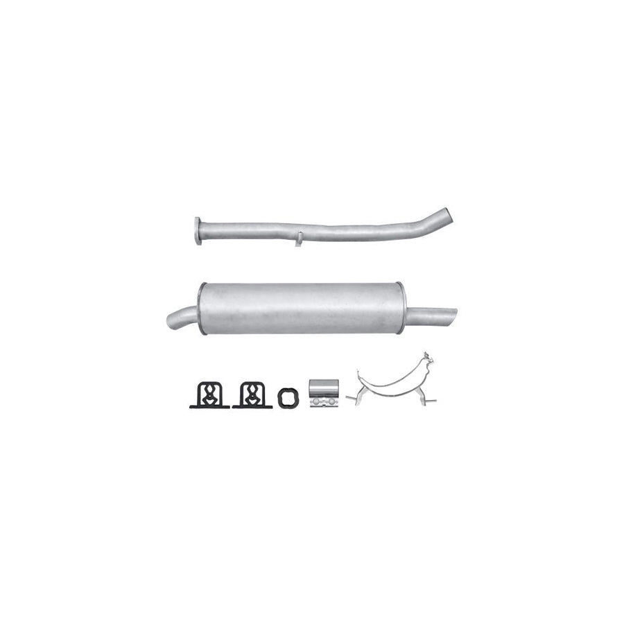 Hella 8LD 366 026-901 Rear Silencer For BMW 3 Saloon (E36)