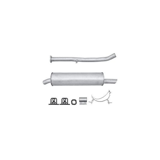 Hella 8LD 366 026-901 Rear Silencer For BMW 3 Saloon (E36)