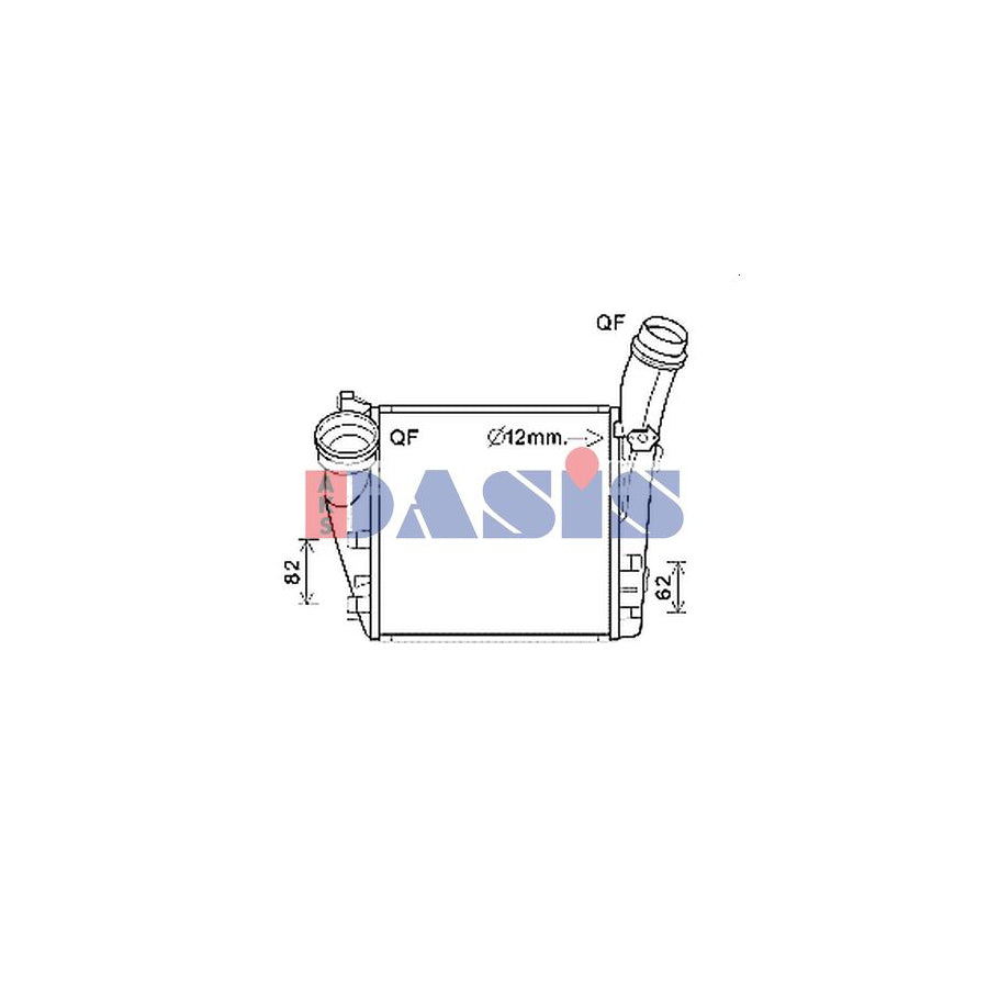 AKS Dasis 177022N Intercooler For Porsche Cayenne (92A) | ML Performance UK