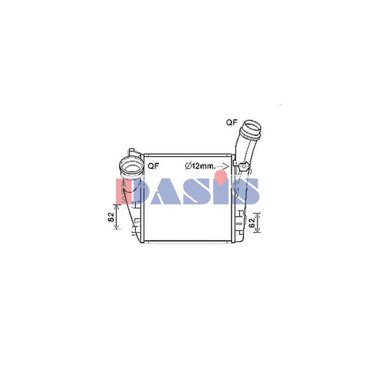 AKS Dasis 177022N Intercooler For Porsche Cayenne (92A) | ML Performance UK