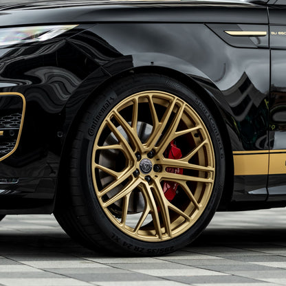 MANHART MHRSPOFL22105 FORGED LINE RIM SET FOR RANGE ROVER SPORT P530 (FIRST EDITION)  MATTE GOLD